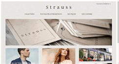 Desktop Screenshot of boutiquestrauss.com