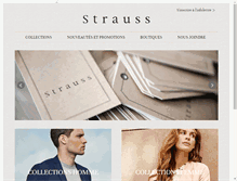 Tablet Screenshot of boutiquestrauss.com